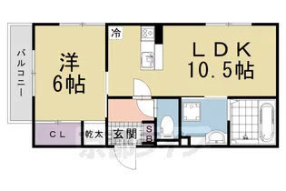 Avance【101号室】の間取り