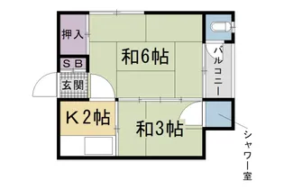 ヴィラ飯田【2階】の間取り