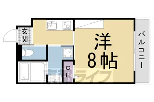 MESA VERDE 西賀茂 A棟【205号室】の間取り