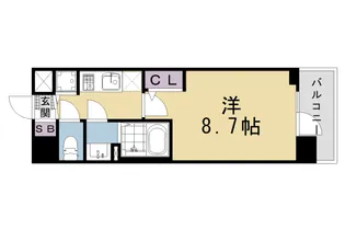 エスリード京都吉祥院 ヴィーナ【3階】の間取り
