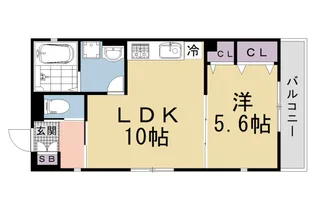 ユアメゾンセレーネ【1階】の間取り