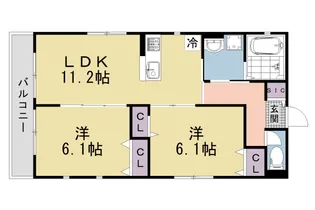 ユアメゾンセレーネ【2階】の間取り