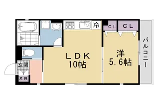 ユアメゾンセレーネ【2階】の間取り