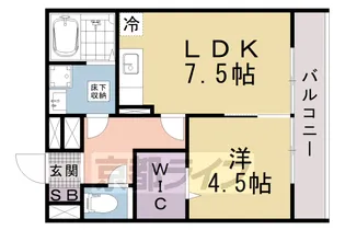 セジュールA&M【3階】の間取り