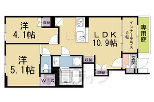 Hygge優亜【1階】の間取り