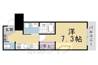 Laviesta 桂【308号室】の間取り