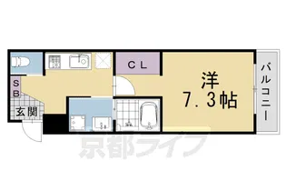 Laviesta 桂【301号室】の間取り