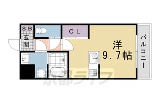 Laviesta 桂【307号室】の間取り