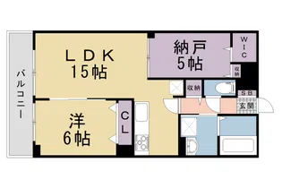 サンリットハーモニー【203号室】の間取り