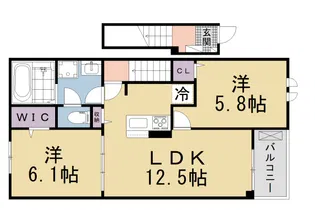 メゾン ド ルポ【202号室】の間取り