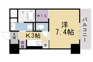 PRONITY HILL【7階】の間取り