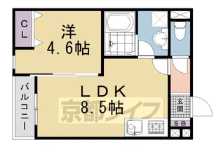 REGIES京都梅小路【2階】の間取り