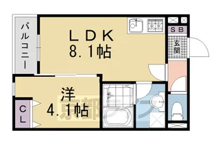 REGIES京都梅小路【2階】の間取り
