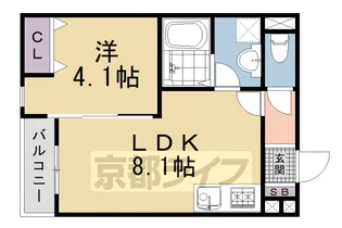 REGIES京都梅小路【2階】の間取り