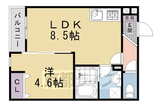 REGIES京都梅小路【3階】の間取り