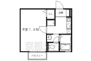 セジュールDEN2001【2階】の間取り
