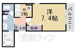 L’Allure御幸町【1階】の間取り