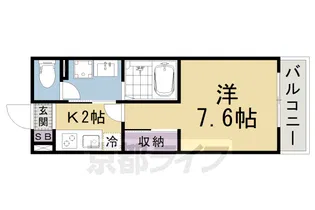 L’Allure御幸町【3階】の間取り