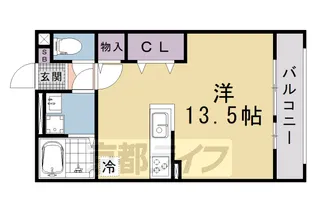 パールコート【108号室】の間取り