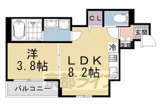 F asecia Rapide【1階】の間取り