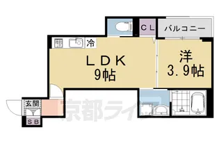 F asecia Rapide【1階】の間取り