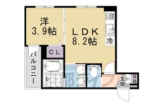 F asecia Rapide【3階】の間取り