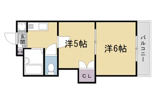 プリマベーラ西京極【503号室】の間取り