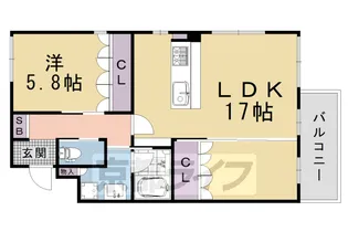 Rhino Flats JOY【302号室】の間取り