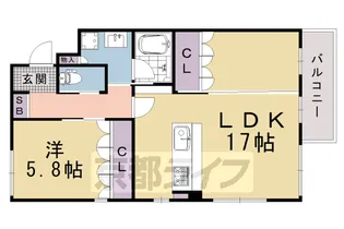 Rhino Flats JOY【203号室】の間取り
