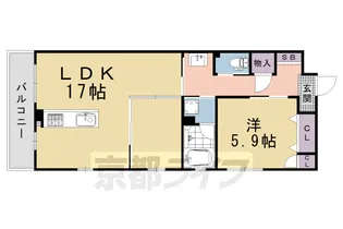 Rhino Flats JOY【204号室】の間取り