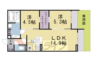 Hama L’Atrium【1階】の間取り