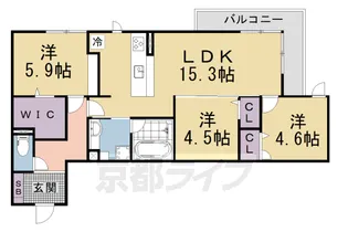 Hama L’Atrium【2階】の間取り