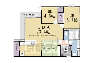 Hama L’Atrium【2階】の間取り