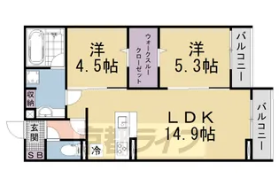 Hama L’Atrium【2階】の間取り