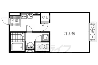 ハイム佐井【201号室】の間取り