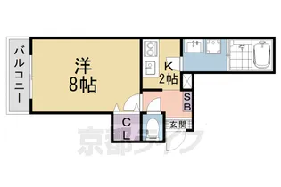 REGIA中庄【3階】の間取り