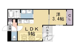 ガーデンイオリ【1階】の間取り