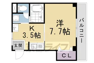 コーポサンⅢ【3階】の間取り