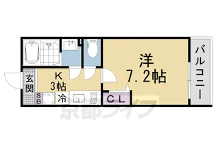 (仮称)グランデコート安朱中小路【402号室】の間取り