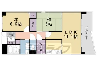 ルミエール花園【1階】の間取り