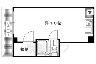 ル・松尾【306号室】の間取り