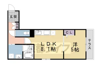 (仮称)ラ・トゥール桂駅前【207号室】の間取り