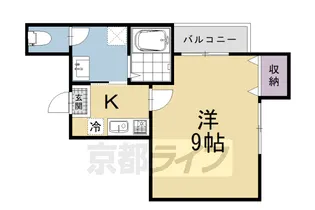 フラッティ西院プレミア【2階】の間取り