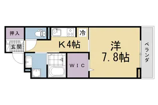 トラント・ドゥ【2階】の間取り