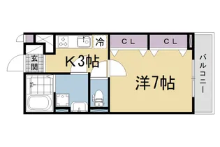 トラント・ドゥ【2階】の間取り