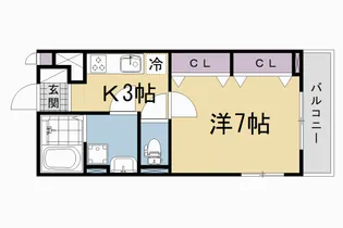 トラント・ドゥ【3階】の間取り