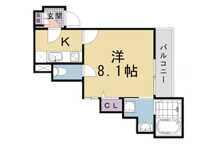 KUON KYOTO【3階】の間取り