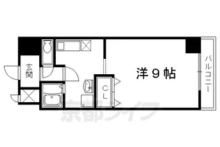 本間御池ハイツ【202号室】の間取り