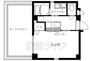 HIRO HOUSE【201号室】の間取り