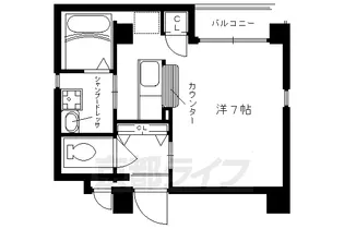HIRO HOUSE【301号室】の間取り